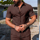 👕🩳 Men's Casual Short Sleeve Shirt & Shorts Set – 50% RABATT! Perfekt aufeinander abgestimmt – bequem, luftig, sommerlich. 🔥☀️