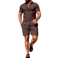 👕🩳 Men's Casual Short Sleeve Shirt & Shorts Set – 50% RABATT! Perfekt aufeinander abgestimmt – bequem, luftig, sommerlich. 🔥☀️