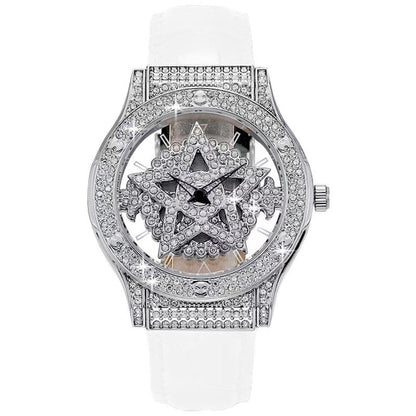 ⌚ ✨ Modische Damenuhr mit Rhinestone-Zifferblatt – Eleganter Stil, funkelnder Look & zeitloses Accessoire 🌟
