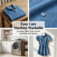 ✨ Jeanshemd-Kleid mit Kordelzug – bequem, knitterarm & leicht zu kombinieren – zu Sneakern, Sandalen oder Stiefeln