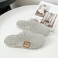 👡 JETZT 50% RABATT! ✨ Damen Glitzer-Slides – Funkelnd & gepolstert – Leicht, perfekt für Strand oder Alltag – Glamouröses Slip-on-Design 🌸