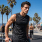 Herren Atmungsaktives Camouflage Sport-Tanktop