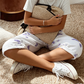Damen Casual Cropped Hose