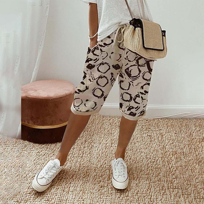 Damen Casual Cropped Hose