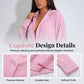 👗✨ Elegantes Damen Chiffon-Set – Transparente Langarm-Strickjacke & Highwaist-Shorts | Ultraleicht, Atmungsaktiv & Perfekt für Urlaub, Strand & Resort!