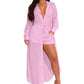 👗✨ Elegantes Damen Chiffon-Set – Transparente Langarm-Strickjacke & Highwaist-Shorts | Ultraleicht, Atmungsaktiv & Perfekt für Urlaub, Strand & Resort!