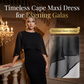✨ Elegantes Cape Meerjungfrau Maxikleid | Abendkleid mit Schleppe 🌹 Festlich & Glamourös