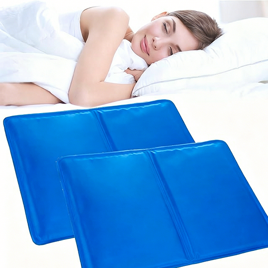 ❄️ Kühlkissen-Gelpad zum Schlafen | Sofortige Kühlung & Druckentlastung 💤 Wasserdicht & Pflegeleicht 🌙 Kühlmatte für Heiße Sommernächte