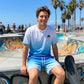 ⏰ 50 % RABATT – Nur für kurze Zeit ✨👕 2-teiliges Sommer-Set für Herren – Kurzarm-Shirt & Shorts mit Palmen-Print & Farbverlauf, atmungsaktiv, bequem & perfekt für Strand, Urlaub & Alltag 🌴🌅