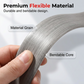 🔥 50% RABATT | Selbstklebende Flexible Bodenübergangsleiste | Langlebiges Weiches PVC | Nahtloser Übergang | Staub- & Wasserresistent | 4 cm & 5 cm 🏠✨