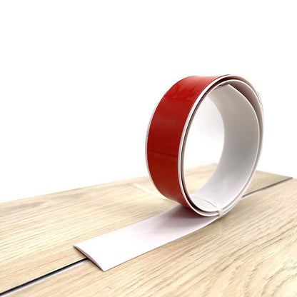 🔥 50% RABATT | Selbstklebende Flexible Bodenübergangsleiste | Langlebiges Weiches PVC | Nahtloser Übergang | Staub- & Wasserresistent | 4 cm & 5 cm 🏠✨