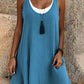 🔥 Heute -50 %! 👗 Damen-Tanktop-Kleid in Layering-Optik