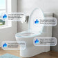 🚽✨ Leiser Soft-Close WC-Sitz | Langlebiges PP-Material | Schnellverschluss zur einfachen Reinigung | Ergonomisches Komfortdesign