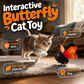 【🎁✨Limitiertes Angebot – 50% Rabatt】🐱 Elektrisches Schmetterlings-Katzenspielzeug mit Aufhängung – automatische Flügelbewegung, elastische Leine & weckt den Jagdinstinkt 🦋