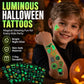 📢📢 JETZT 50 % RABATT!! ⏰Leuchtende Halloween-Tattoos für Kinder – Wasserfeste Cartoon-Glow-Sticker