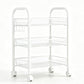 🛒 50% RABATT! 🏠 Rollbarer Mehrzweck-Aufbewahrungswagen – 3/4 Ebenen, Metallgitter & mobil – Platzsparend & vielseitig für Küche, Bad & Büro ✨
