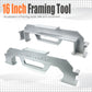 🔧  【Bisher bester Preis – Limitiert! 】📏 Rahmenlehre aus Aluminiumlegierung – Robust, präzise & einfach zu handhaben – Ideal für Stud-Layout, Trockenbau & Montagearbeiten 🛠️