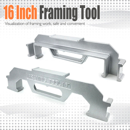 🔧  【Bisher bester Preis – Limitiert! 】📏 Rahmenlehre aus Aluminiumlegierung – Robust, präzise & einfach zu handhaben – Ideal für Stud-Layout, Trockenbau & Montagearbeiten 🛠️