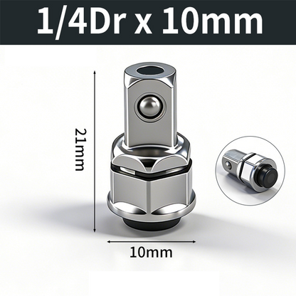 📢📢40% RABATT !!⏰CR-V Stahl Ratschenschlüssel-Adapter Steckschlüssel-Konverter-Set