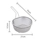 【⏰Limitiertes Angebot – 50% Rabatt】🍳 Hochwertiges Edelstahlsieb mit Griff – Praktisch zum Abseihen, Waschen & Kochen