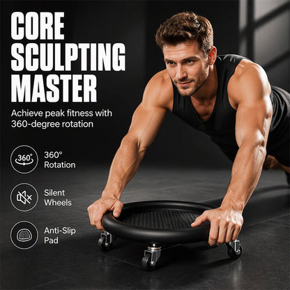 【💪Limitiertes Angebot – 50% RABATT!】 🏃‍♀️ Abdominal‑Roller‑Rad mit Kniepolster – Für effektives Bauchmuskeltraining😮‍💨