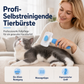 Selbstreinigende Zupfbürste für Haustiere