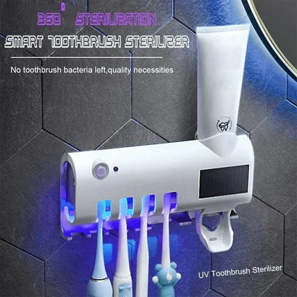 📢📢 JETZT 50 % RABATT!! ⏰🦷 UV-Zahnbürsten-Sterilisator & Halter zur Wandmontage