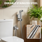 WC-Handbrause Set aus Edelstahl – Bidet-Sprühset für die Toilette