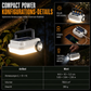 ☀️ Solar-Campinglampe mit LED-Licht und Notladefunktion