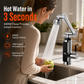 Elektrischer Warmwasserhahn mit Digitalanzeige & Thermostat