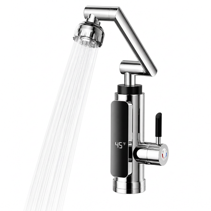 Elektrischer Warmwasserhahn mit Digitalanzeige & Thermostat