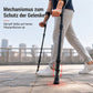50 % RABATT! ✨ Faltbare Unterarmgehstützen – stoßdämpfendes Federsystem, verstärkter Aluminiumschaft & rutschfeste Gummifüße – komfortable Mobilitätshilfe für die Frakturrehabilitation 🦵