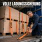 📢📢50% RABATT !!⏰Hochbelastbarer Ratschen-Zurrgurt, Spanngurt mit Spannvorrichtung und Doppelhaken zur Ladungssicherung im Auto und LKW