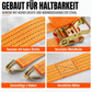 📢📢50% RABATT !!⏰Hochbelastbarer Ratschen-Zurrgurt, Spanngurt mit Spannvorrichtung und Doppelhaken zur Ladungssicherung im Auto und LKW