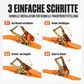 📢📢50% RABATT !!⏰Hochbelastbarer Ratschen-Zurrgurt, Spanngurt mit Spannvorrichtung und Doppelhaken zur Ladungssicherung im Auto und LKW