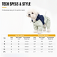 🌧️Hunde-Regenmantel Wasserdicht – Trocken bleiben, munter spazieren! 🐕 Vier-Bein-Schnitt, winddicht, mit Tasche & Gummibündchen