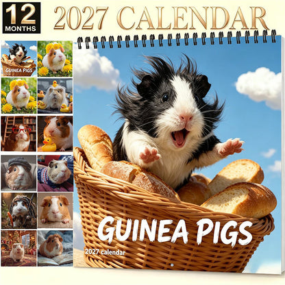 Niedlicher Meerschweinchen-Wandkalender