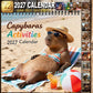 Lustiger Capybara-Wandkalender 2027 🗓️