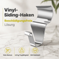 🏠 50% RABATT! 🔩 304 Edelstahl Vinyl-Fassadenhaken – Robust & bohrfrei ✨