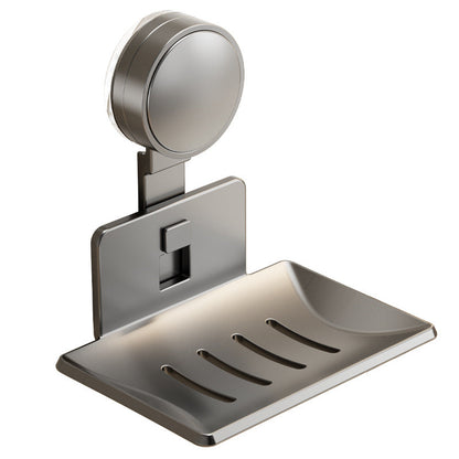 🧼 50 % RABATT! ✨ Seifenbecher mit Vakuumsauger und V-förmiger Ablauföffnung aus rostfreiem, geräumigem Aluminium – ohne Bohren
