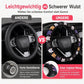 📢📢Kaufe 1，erhalte 1 gratis !!⏰Universelle 38 cm ringlose Seiden-Lenkradabdeckung, bedruckt und atmungsaktiv, als Ganzjahres-Schutz für das Autolenkrad