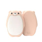 Lot de 2 chauffe-mains magnétiques rechargeables en forme d'ourson