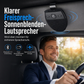 ⏰SP11 Auto-Sonnenblende Bluetooth Freisprecheinrichtung mit vibrationsaktiviertem automatischem Einschalten, A2DP-Unterstützung und Sprachansage der Anrufer-ID