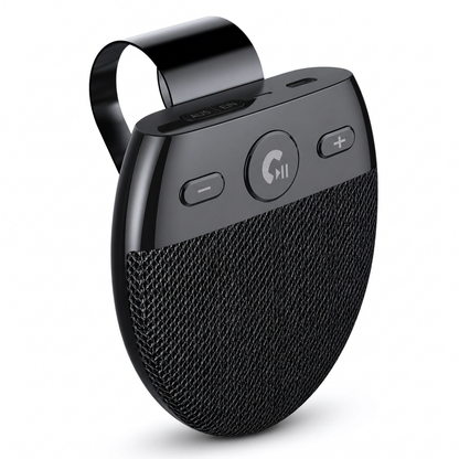 ⏰SP11 Auto-Sonnenblende Bluetooth Freisprecheinrichtung mit vibrationsaktiviertem automatischem Einschalten, A2DP-Unterstützung und Sprachansage der Anrufer-ID