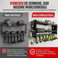 📢📢 50 % RABATT 🛠️ Wandmontiertes Werkzeugregal aus Stahl – Bohrer & Werkzeuge platzsparend aufbewahren